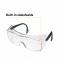3M OX Protective 2000 Safety Glasses with Clear Anti-Fog Lens and Black Secure Grip Temple